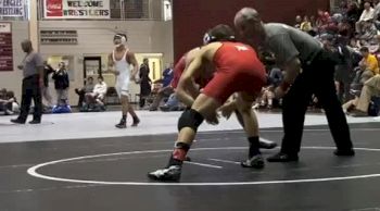 125 lbs semi-finals Zach Watson (Baylor) vs. Chad Pyke (Woodward Academy)