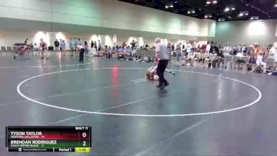 138 lbs Round 4 (6 Team) - Brendan Rodriguez, Eagle Empire Black vs Tyson Taylor, Montana Williston