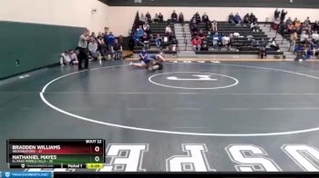 285 lbs 2nd Wrestleback (16 Team) - Nathaniel Mayes, El Paso Pebble Hills vs Bradden Williams, Weatherford