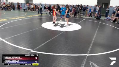 112 lbs Rr3 - Megan Spencer, Interior Grappling Academy vs Jessica LeClair, Soldotna Whalers Wrestling Club