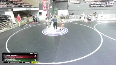 160 lbs Cons. Round 2 - Mason Rico, Delano Diablos Wrestling vs Larry Argott, Beat The Streets - Los Angeles