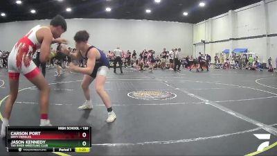 130 lbs Semifinal - Carson Port, Dirty Merkles vs Jason Kennedy, Tar River Wrestling Club