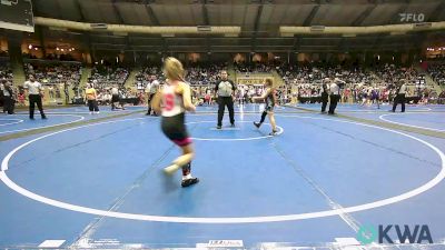 78 lbs 7th Place - Kaydance Williams, Locust Grove Youth Wrestling vs Brooklyn Kelley, Skiatook Youth Wrestling 2022-23