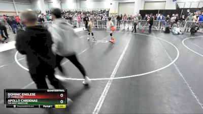 98 lbs Quarterfinal - Apollo Cardenas, The Best Wrestler vs Dominic Englese, St. Charles WC