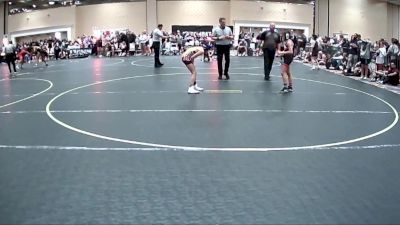 80 lbs Semifinal - Yareli Flores, Warriors Of Christ vs Daphney Gomez, Arizona Girls