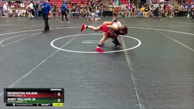 72 lbs Semis (4 Team) - Remington Wilson, Hoosier Havoc vs Khiry Williams Jr, Dayton Bandits