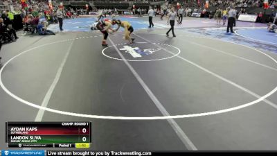 Champ. Round 1 - Aydan Kaps, Sutherland vs Landon Sliva, Shelby-Rising City