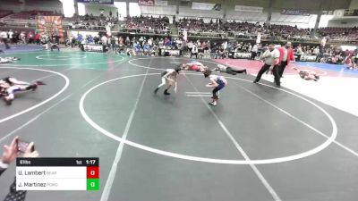 61 lbs Semifinal - Uriah Lambert, Bear Cave WC vs John JJ Martinez, Pomona Elite