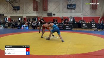 70 kg 3rd Place - Sammy Sasso, Ohio State-Unattached vs Dave Habat, NYAC/Slovenia