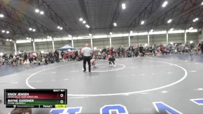 73B Champ. Round 1 - Knox Jensen, Idaho Falls Tiger Wrestling vs Bayne Gardner, Flying Squirrels