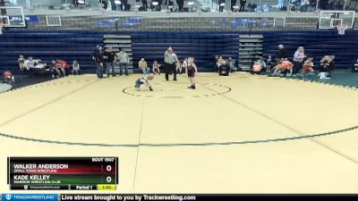 46 lbs Quarterfinal - Walker Anderson, Small Town Wrestling vs Kade Kelley, Warrior Wrestling Club