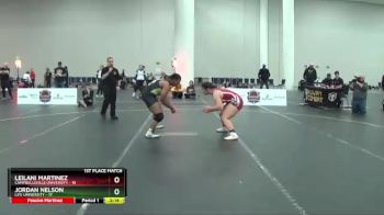 170 lbs Placement Matches (16 Team) - Leilani Martinez, Campbellsville University vs Jordan Nelson, Life University