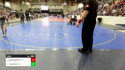 58 lbs Semifinal - Zane Bedingfield, Backyard Brawlers Wrestling Club vs Levi Kaufman, Roundtree Wrestling Academy