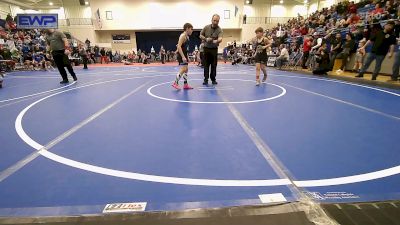 83 lbs Consi Of 4 - Silas Burr, Team Tulsa Wrestling Club vs Maverick Stewart, Checotah Matcats