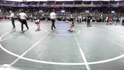 110 lbs Consi Of 4 - Bentley Anderson, Shawnee Takedown Club vs Eli Brogden, North Desoto Wrestling Academy