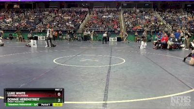 3A 285 lbs Cons. Round 1 - Luke White, Southern Alamance vs Donnie Hebenstreit, Smoky Mountain