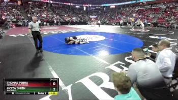 D1-215 lbs Champ. Round 1 - Thomas Perra, New Berlin West/Eisen. vs McCoy Smith, Waunakee