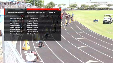 Youth Boys' 200m, Finals 5 - Age 6