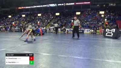 68 lbs Round Of 16 - Aleeya Dreshman, Canon-McMillan vs Addison Nardella, Easton