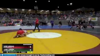 138 lbs Quarterfinals (8 Team) - Luke Larsen, 6A Mountain View vs Jose Arenas, 6A McMinnville