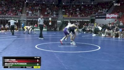 3A-106 lbs Cons. Round 4 - Braxton Hutchinson, Burlington vs Coby Fiser, Bondurant-Farrar