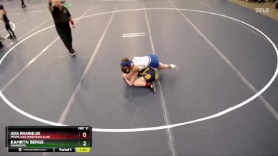 Cons. Semi - Kamryn Berge, Minnesota vs Ava Pannkuk, Prior Lake Wrestling Club