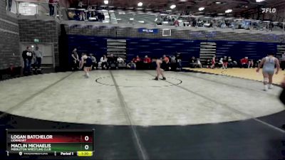 95 lbs Quarterfinal - Maclin Michaelis, Middleton Wrestling Club vs Logan Batchelor, Lionheart