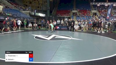 88 lbs 5th Place - Landon Thoennes, Minnesota vs Niko Odiotti, Illinois