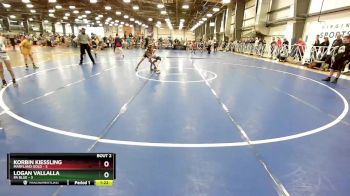 56 lbs Rd# 1 9:00am Friday - Logan Vallalla, PA Blue vs Korbin Kiessling, Maryland GOLD