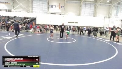 102 lbs Quarterfinal - Colin Stone, Shenendehowa Wrestling Club vs Jason Bencivenga, Club Not Listed