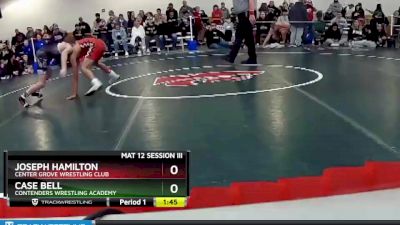 100 lbs Semifinal - Case Bell, Contenders Wrestling Academy vs Joseph Hamilton, Center Grove Wrestling Club