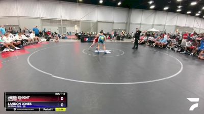 182 lbs Round 3 (8 Team) - Aiden Knight, Alabama vs Landon Jones, Georgia Red