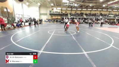 285 lbs Consi Of 8 #1 - Malachi Mercer-Robinson, Fairfield Prep vs Braden Marceau, Melrose