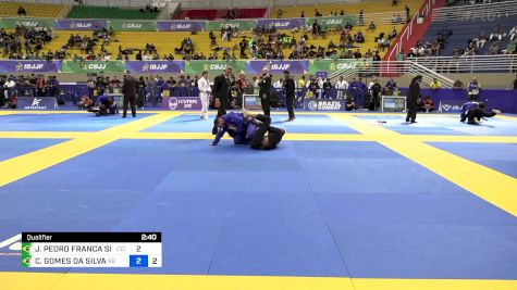 JOAO PEDRO FRANCA SIQUEIRA vs CLEITON GOMES DA SILVA 2024 Brasileiro Jiu-Jitsu IBJJF