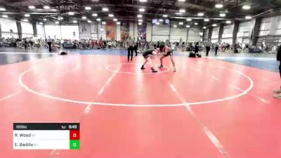 120 lbs Consi Of 64 #2 - Richard Wood, NY vs Ethan Badillo, NY