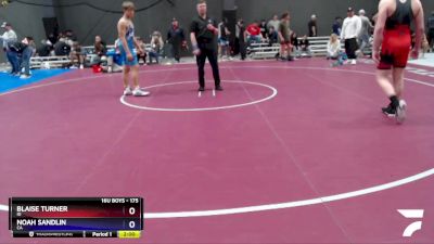 175 lbs Cons. Round 3 - Blaise Turner, ID vs Noah Sandlin, CA