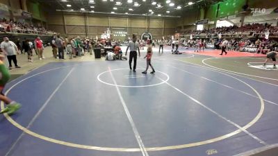 95 lbs Semifinal - Camron Vallejos, North Side Wrestling vs Israel Trujillo, Pueblo County WC