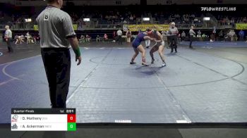 155 lbs Quarterfinal - Desarae Matheny, Dixie State vs Avery Ackerman, Big Bend CC