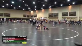 75 lbs Finals (2 Team) - Jameson Schissel, Iowa Gold vs Tristan Fowler, Alabama Elite
