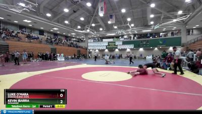 175 lbs Cons. Round 2 - Kevin Ibarra, Oceanside vs Luke O`Mara, Rancho Buena Vista