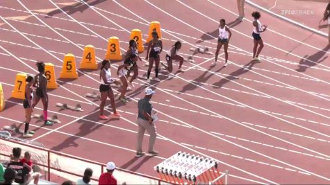 High School Girls' 100m Class 5A , Finals 1