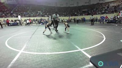 55 lbs Quarterfinal - Brantlee Coffey, Wagoner Takedown Club vs Jaxon Huffman, Tulsa Blue T Panthers