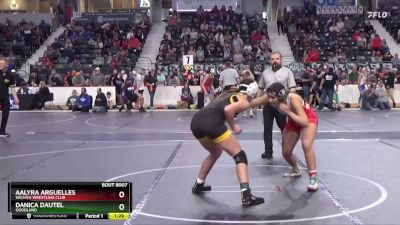 135 lbs Champ. Round 1 - Aalyra Arguelles, Wichita Wrestling Club vs Danica Dautel, Goodland