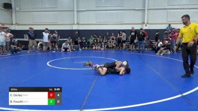 80 lbs Final - Connor Corley, Patriots Wrestling Club vs Blake Foucht, Dayton Bandits - Black