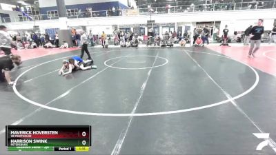 97 lbs Quarterfinal - Maverick Hoversten, VB Fighthouse vs Harrison Swink, Petersburg