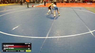 75 lbs Champ. Round 1 - Simon Scheel, K-M vs Kj Beermann, Wabasso