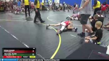 96 lbs Quarterfinals (8 Team) - Michael Klein, Steel Valley vs Ryan Sharp, Death Squad