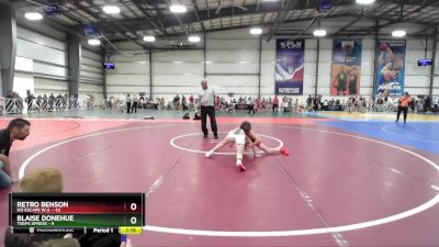 92 lbs Rd# 5- 3:45pm Friday Final Pool - Blaise Donehue, Terps XPress vs Retro Benson, No Escape W.A.