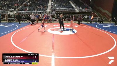 63 lbs 1st Place Match - Lincoln Wilkinson, Douglas Wrestling Club vs Gunnar Small, Evanston Elite Wrestling Club