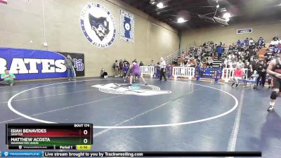 195 lbs Cons. Round 2 - Matthew Acosta, Washington Union vs Isiah Benavides, Shafter